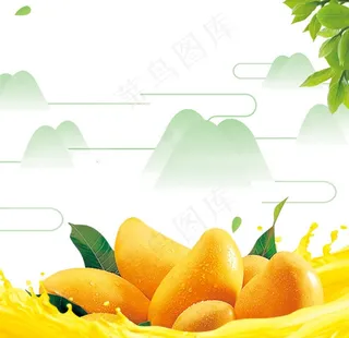 果汁主图背景图片