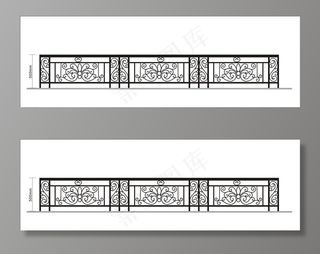 铁艺栏杆造型图片