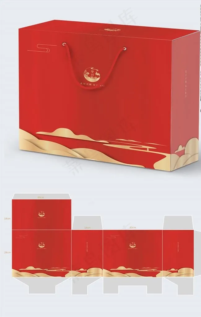 中秋礼盒图片cdr矢量模版下载