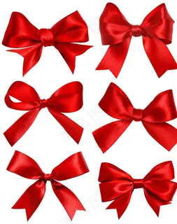 红色蝴蝶结图片