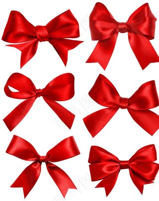 红色蝴蝶结图片