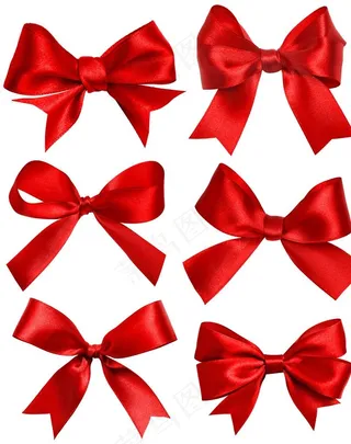 红色蝴蝶结图片