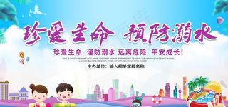 防溺水展板图片