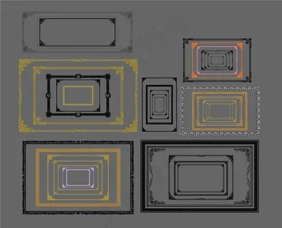 奖状花纹 证书边框图片 奖状花纹 证书边框图片