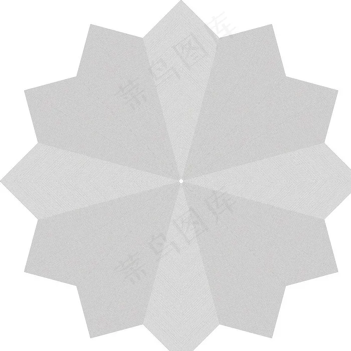 星型折光压纹图片cdr矢量模版下载