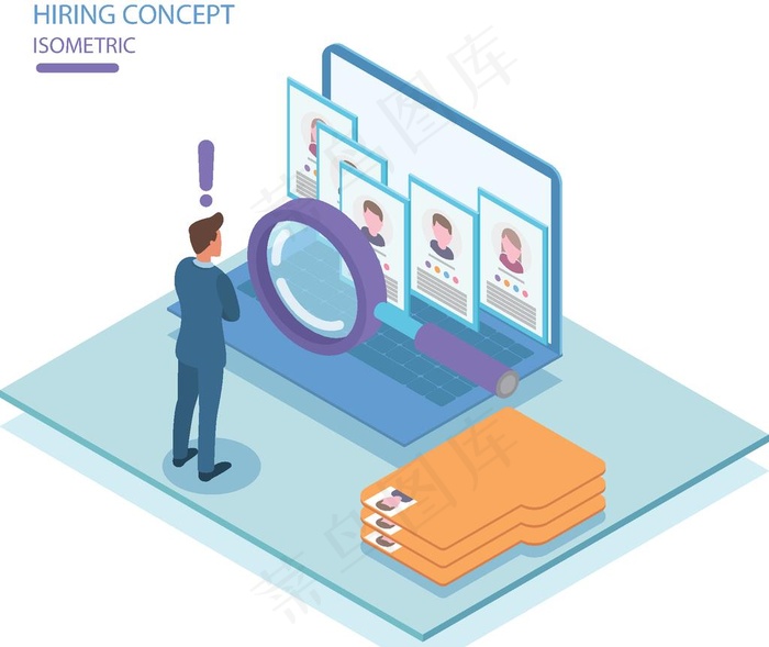 等距视角素材图片