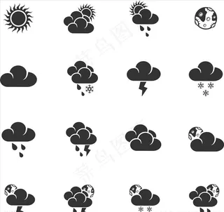 多云图标图片