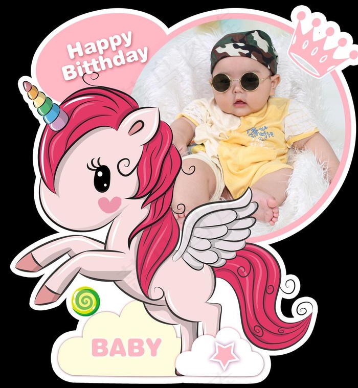 独角兽指示牌图片