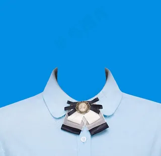 女装标准比例证件照图片