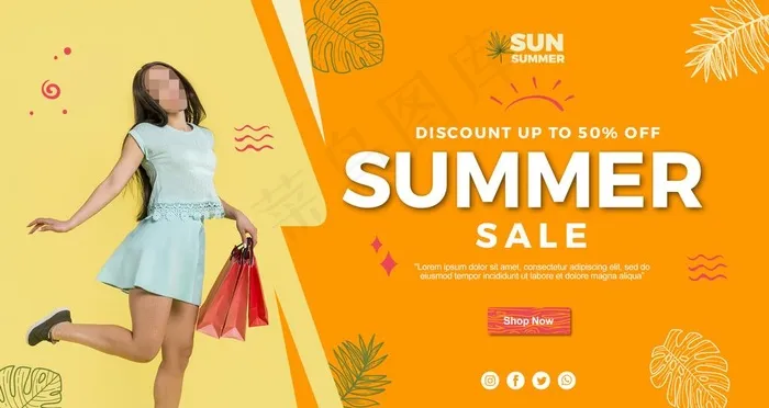 促销海报图片(3556X2000(DPI:300))psd模版下载