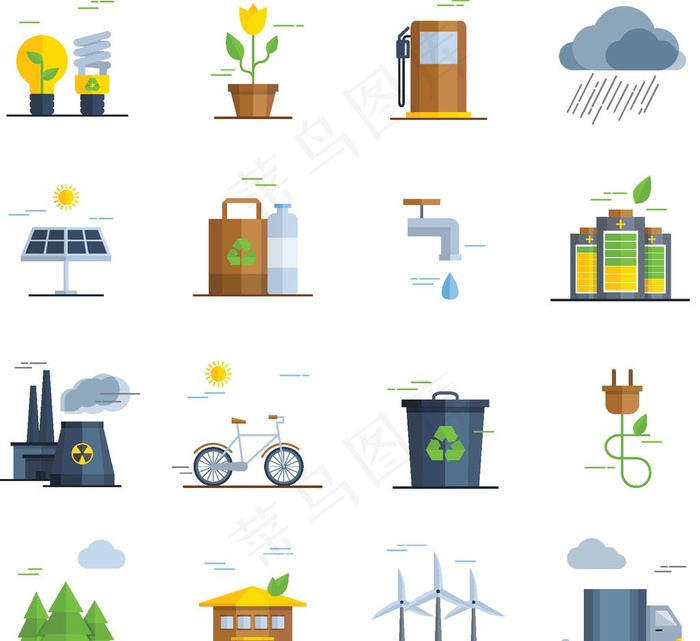 垃圾分类素材图片