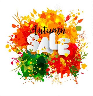 彩泼墨素材图片