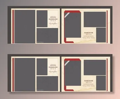 婚纱相册模板图片