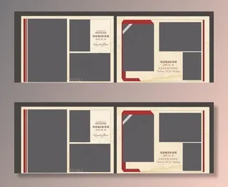 婚纱相册模板图片