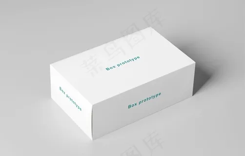 白色纸盒样机效果图图片