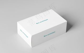 白色纸盒样机效果图图片