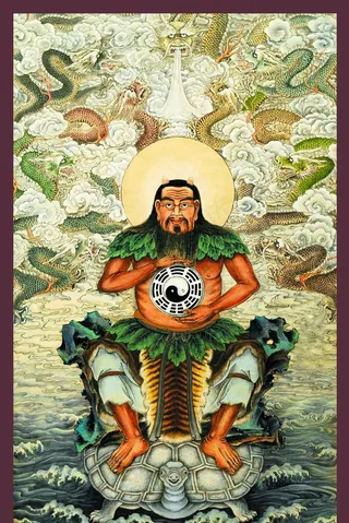 工笔伏羲图图片