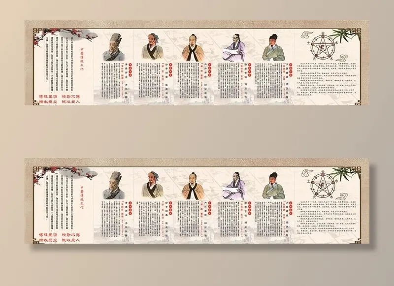 中医文化图片(4300X1200)cdr矢量模版下载