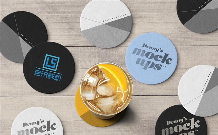 杯垫样机图片