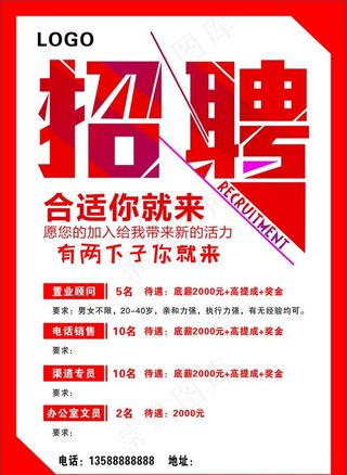招聘海报图片