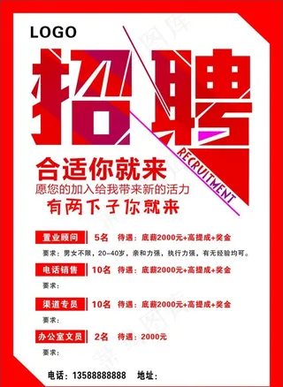 招聘海报图片
