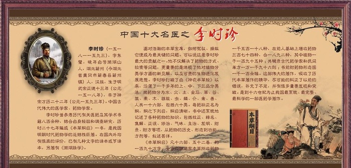 十大名医 李时珍图片