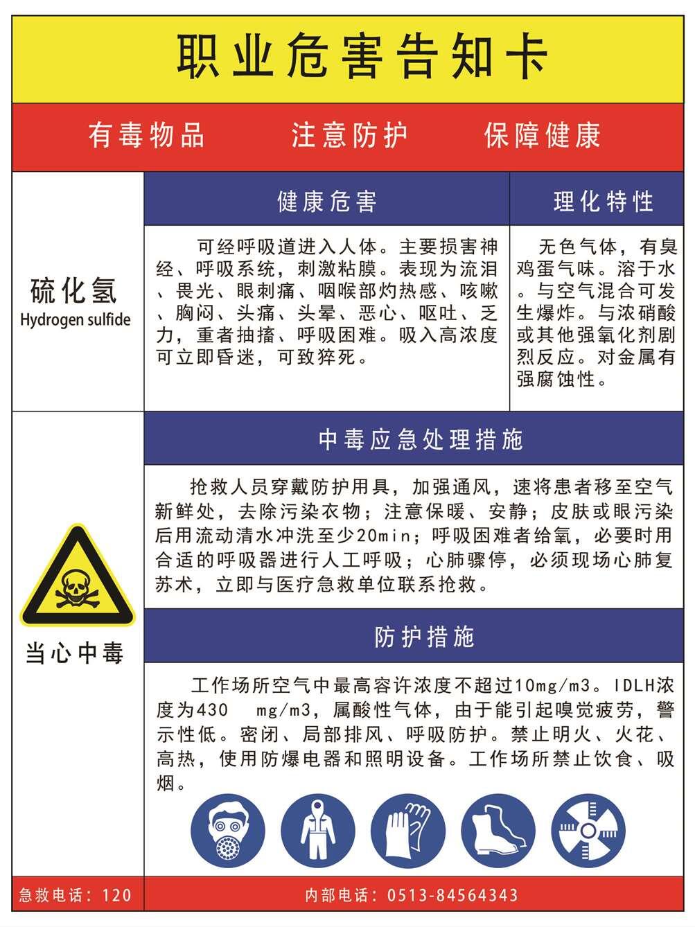 职业危害告知卡图片ai矢量模版下载