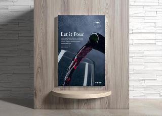 葡萄酒海报图片