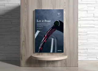 葡萄酒海报图片