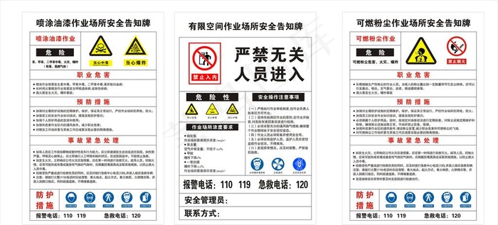 安全告知牌图片