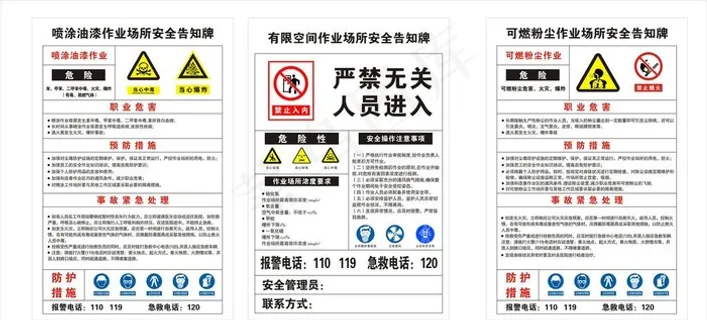 安全告知牌图片