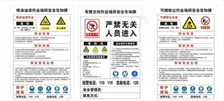 安全告知牌图片