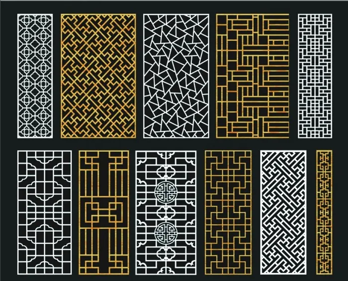 镂空断层图片cdr矢量模版下载