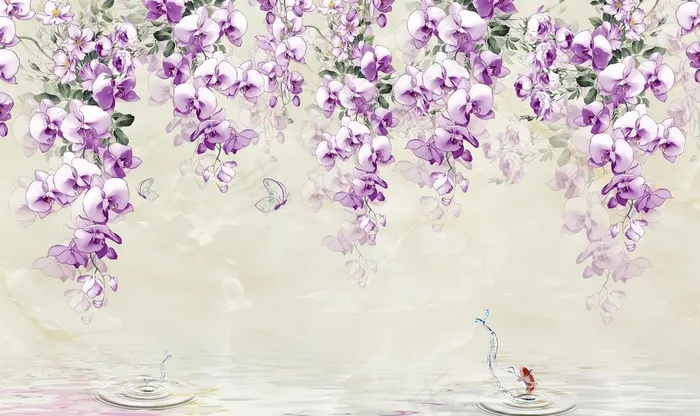花卉背景墙图片(9071X5669(DPI:72))psd模版下载