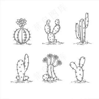 卡通仙人掌图片