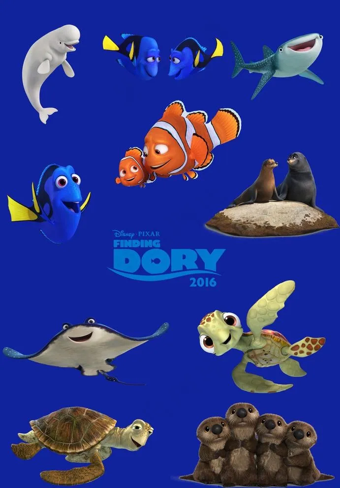 海底总动员2图片(5397X8000(DPI:72))psd模版下载