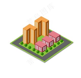 扁平化建筑图片