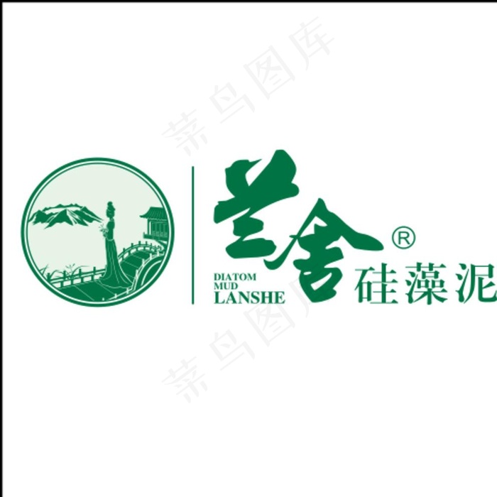 兰舍硅藻泥LOGO图片cdr矢量模版下载