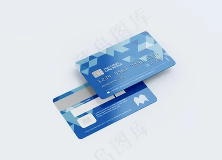 银行卡会员卡样机图片