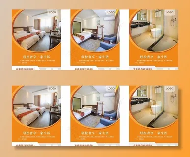 酒店海报展板图片