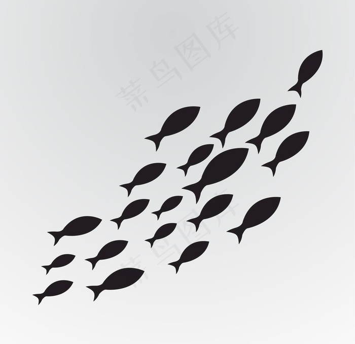 矢量鱼图片ai矢量模版下载
