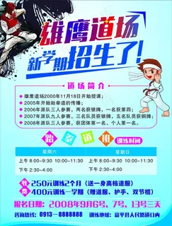 跆拳道彩页图片