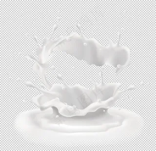 四射飞溅牛奶图片