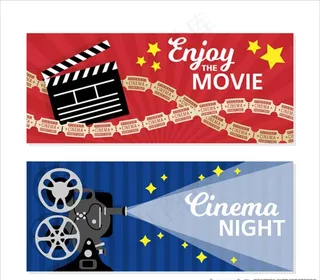 电影院两款横幅图片