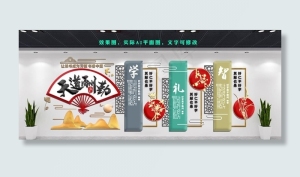 校园文化墙图片