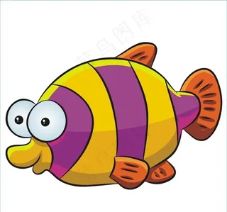 卡通鱼图片
