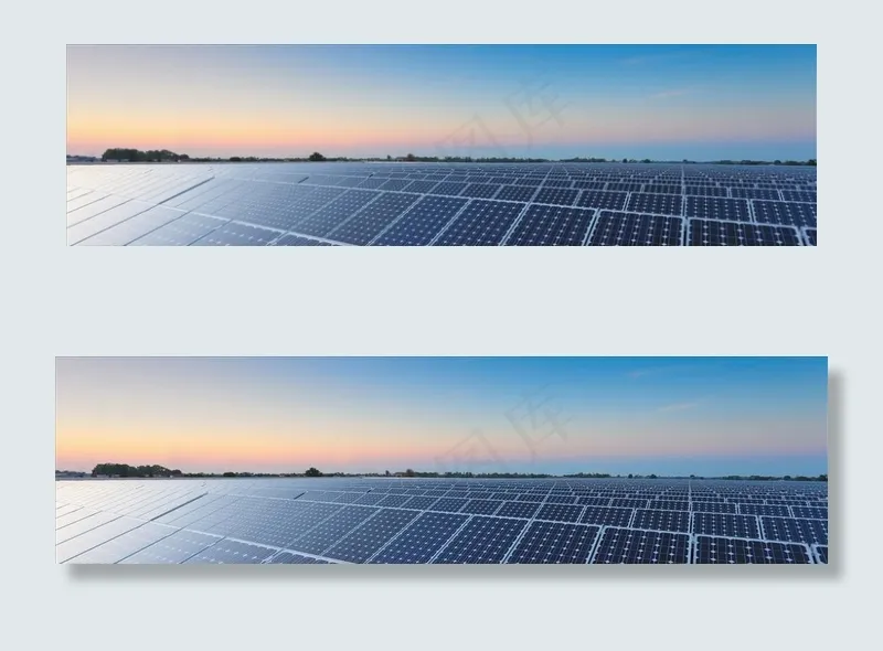 蓝天白云电池片背景图片(11055X3118(DPI:72))psd模版下载