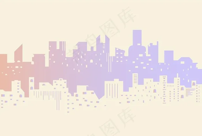 扁平建筑图片ai矢量模版下载