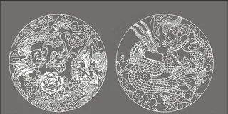 中式装饰花纹图片