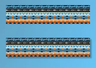 大牌定位花型条纹图片